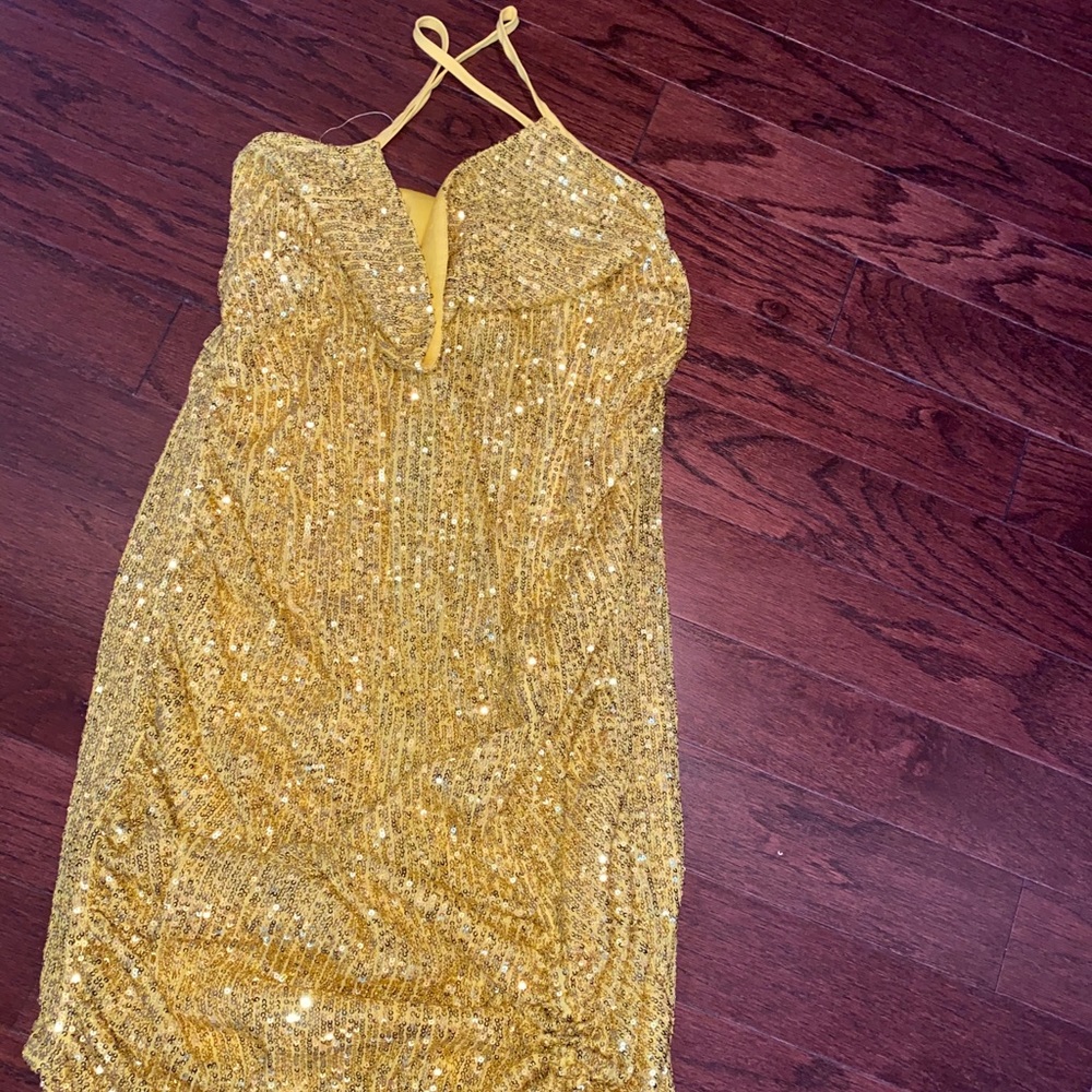 PrettyLittleThing sequined dress